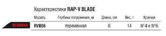 Воблеры Rapala Rap-V Blade